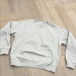 Aritzia Sweatfleece Crewneck Sweater